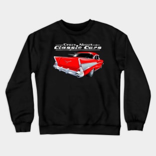 Crazy about Classic Cars Crewneck Sweatshirt